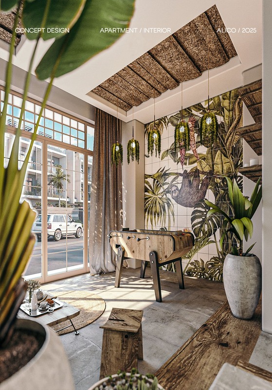 Căn hộ 7 tầng Tropical - Xây Dựng ALICO - Công Ty Cổ Phần Tư Vấn Thiết Kế Và Xây Dựng ALICO
