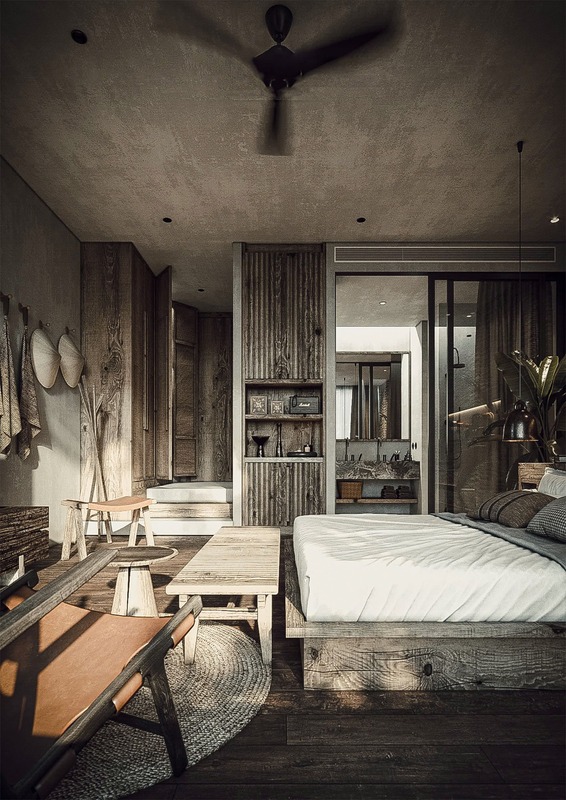 Nội thất căn hộ nghỉ dưỡng Bohemian - Xây Dựng ALICO - Công Ty Cổ Phần Tư Vấn Thiết Kế Và Xây Dựng ALICO