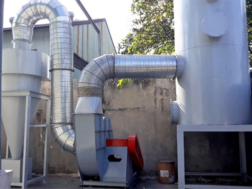 Hệ thống xử lý khí khô - Thiết Bị Xử Lý Khí Bụi Vinh Quang - Công Ty TNHH Phát Triển Kỹ Thuật Vinh Quang