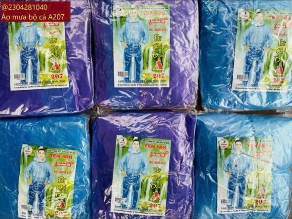 Áo mưa các loại