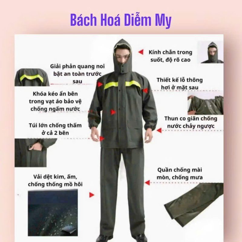 Áo mưa các loại