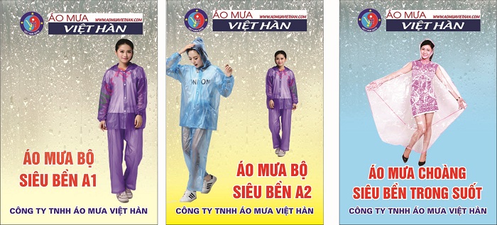 áo mưa người lớn - áo Mưa Việt Hàn - Công Ty TNHH Sản Xuất Thương Mại Và Dịch Vụ Quốc Tế Việt Hàn