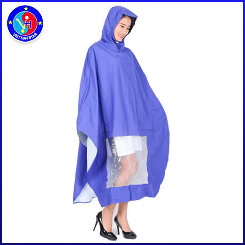 Áo mưa choàng kính trong PVC