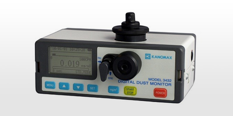 Máy đo nồng độ bụi Kanomax 3432 - Đào Tạo Huấn Luyện Lao Động Khánh Hòa - Công Ty TNHH Dịch Vụ Môi Trường Lao Động Khánh Hòa
