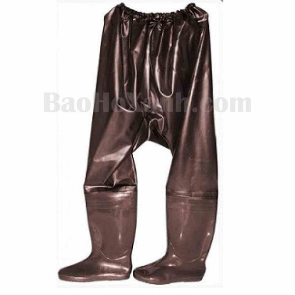 Quần áo bảo hộ lội nước cao su liền ủng