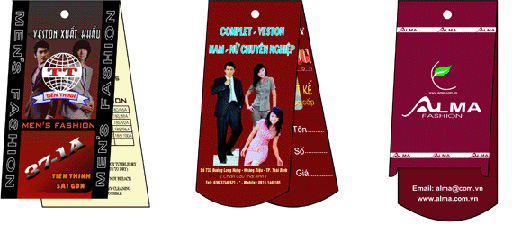 Nhãn treo - Nhãn Mác Sài Gòn - Công Ty TNHH Sản Xuất Phụ Liệu Sài Gòn