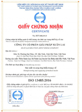 Chứng nhận, chứng chỉ - Công Ty Cổ Phần Giải Pháp Xuân Lai