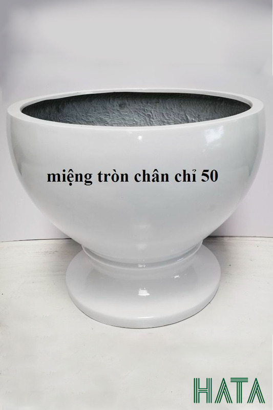 Chậu miêng tròn chân chỉ