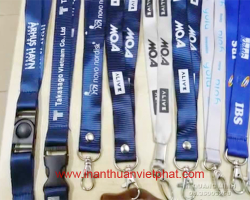 In dây đeo thẻ - In ấn Nhất Tín - Công Ty TNHH Sản Xuất Bao Bì Nhất Tín