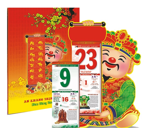 In lịch tết - In ấn Nhất Tín - Công Ty TNHH Sản Xuất Bao Bì Nhất Tín