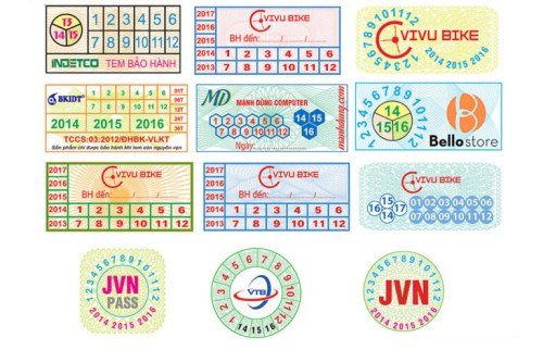 In tem bảo hành, tem vỡ - In ấn Nhất Tín - Công Ty TNHH Sản Xuất Bao Bì Nhất Tín