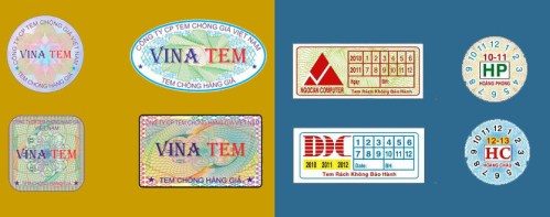 In tem bảo hành, tem vỡ - In ấn Nhất Tín - Công Ty TNHH Sản Xuất Bao Bì Nhất Tín