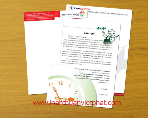 In thư mời - In ấn Nhất Tín - Công Ty TNHH Sản Xuất Bao Bì Nhất Tín