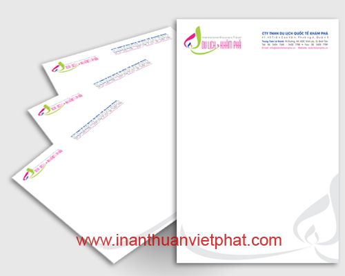 In tiêu đề thư - In ấn Nhất Tín - Công Ty TNHH Sản Xuất Bao Bì Nhất Tín