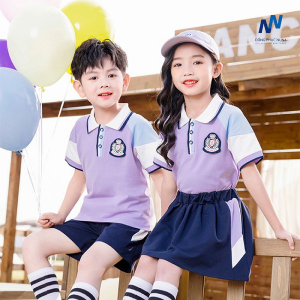 Đồng phục học sinh mẫu giáo - Áo Thun Đồng Phục Nuna - Công Ty TNHH Sản Xuất Thương Mại Và Dịch Vụ NuNa