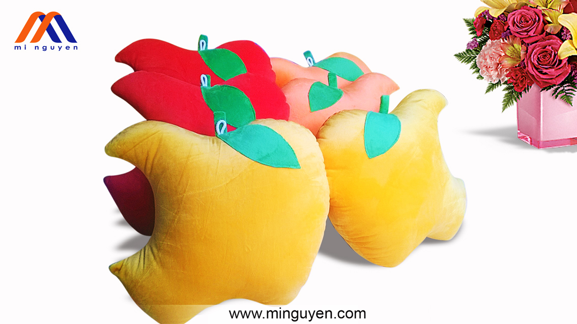 Gối tựa hình quả cáo khuyết - Quà Tặng Mi Nguyễn - Công Ty TNHH Sản Xuất Thương Mại Dịch Vụ Mi Nguyễn