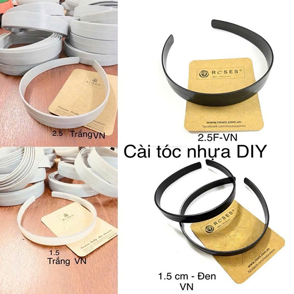 Băng đô cài tóc nhựa - Roses Hair Accessories - Công Ty TNHH Sản Xuất Và Thương Mại Sa Mộc