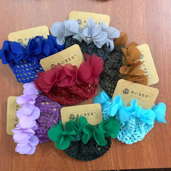 Lưới búi tóc viền hoa - Roses Hair Accessories - Công Ty TNHH Sản Xuất Và Thương Mại Sa Mộc