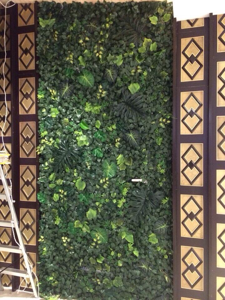 Trang trí mảng tường xanh - Cơ Sở Hoa Giấy Nghệ Thuật Tuyết Vân