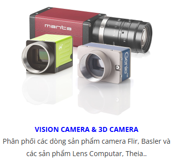Vision camera và 3D camera - Công Ty TNHH Đầu Tư Và Phát Triển Fastech Việt Nam
