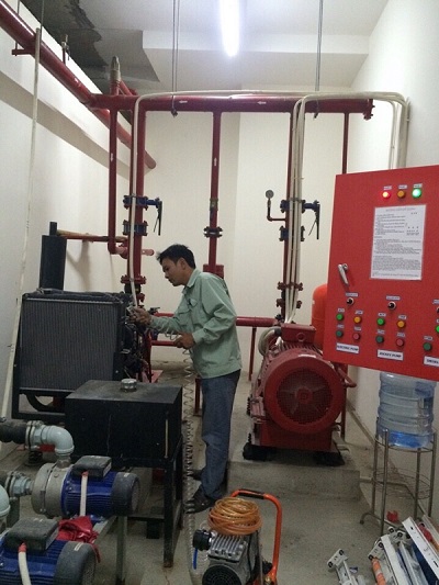 Vệ sinh, bảo trì phòng máy bơm - PCCC Long Thiên Ân - Công Ty TNHH MTV Phòng Cháy Chữa Cháy Long Thiên Ân