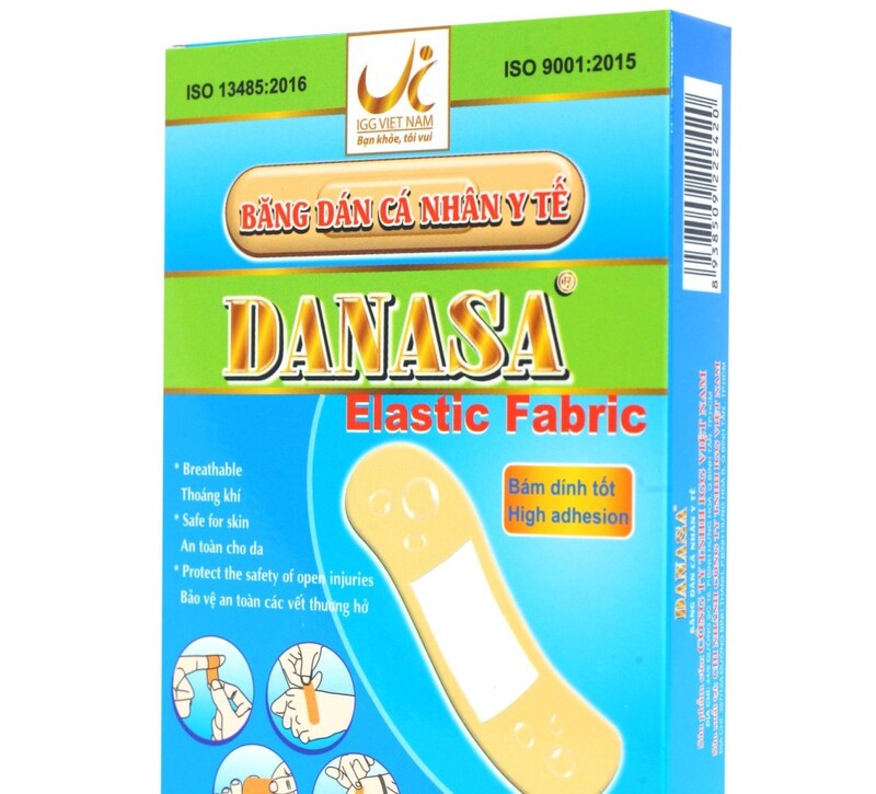 Băng dán cá nhân y tế Danasa (loại vải 30 miếng) - Công Ty TNHH IGG Việt Nam