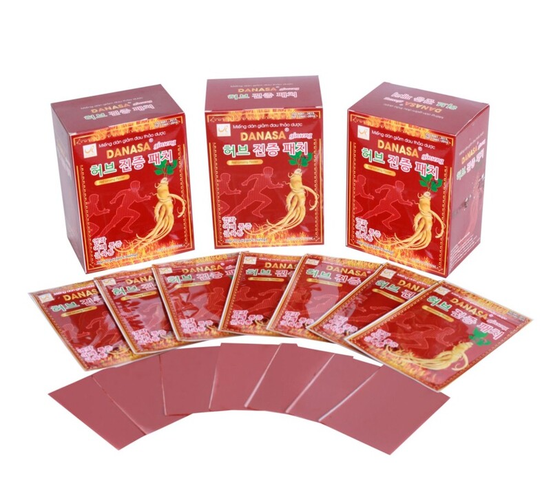 Miếng dán giảm đau thảo dược Danasa Ginseng - Công Ty TNHH IGG Việt Nam