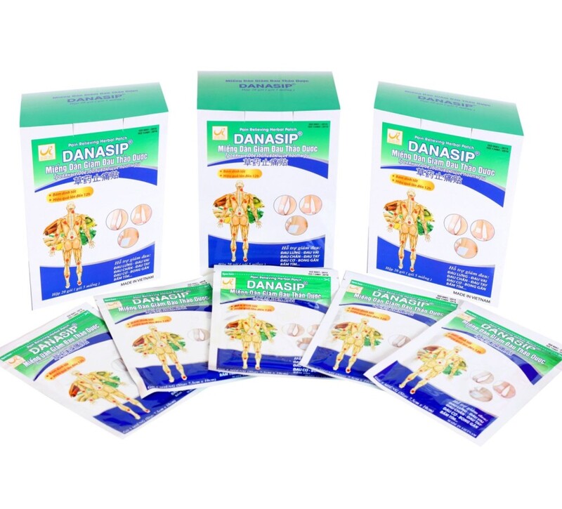 Miếng dán giảm đau thảo dược Danasip - Công Ty TNHH IGG Việt Nam