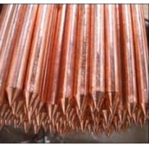 Cọc tiếp địa thép mạ đồng D19 dài 2.4m