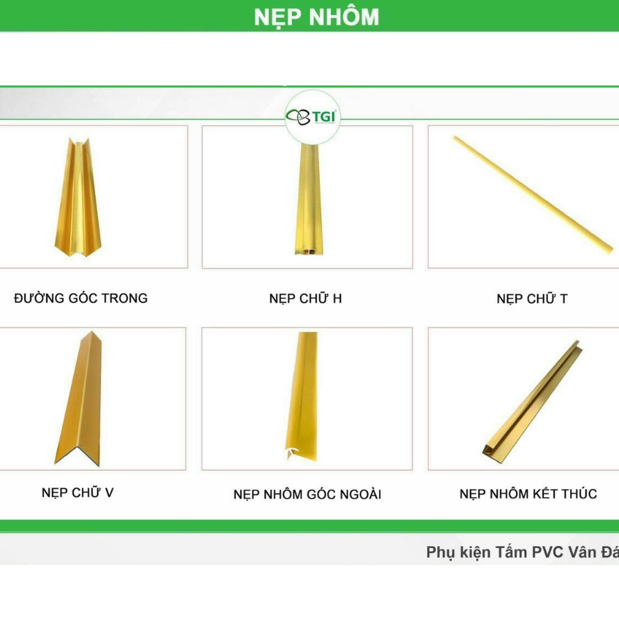 Nẹp nhôm trang trí - Công Ty Cổ Phần Xuất Nhập Khẩu TGI