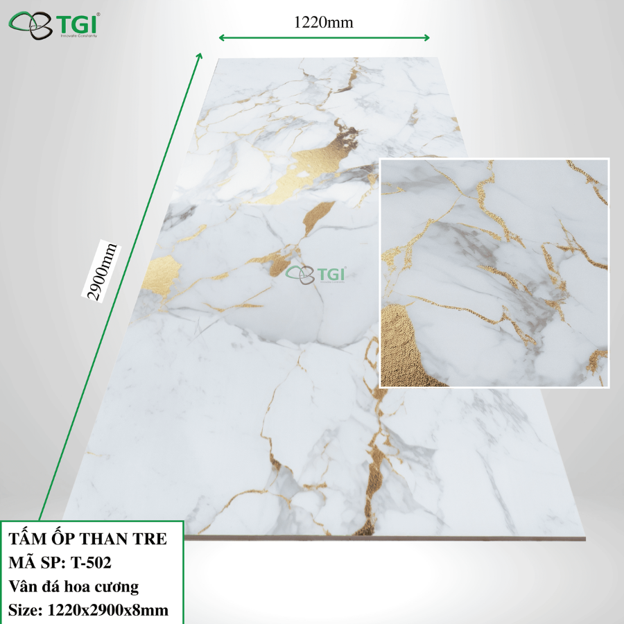 Tấm than tre vân đá dát vàng - Công Ty Cổ Phần Xuất Nhập Khẩu TGI