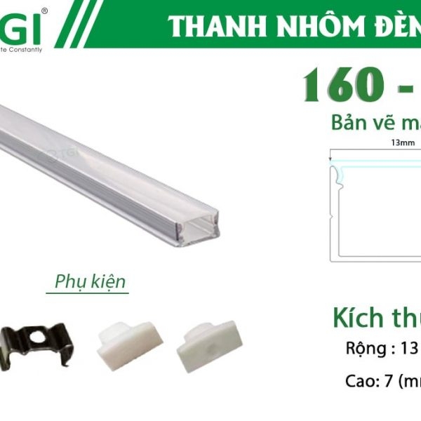 Thanh nhôm đèn Led trang trí