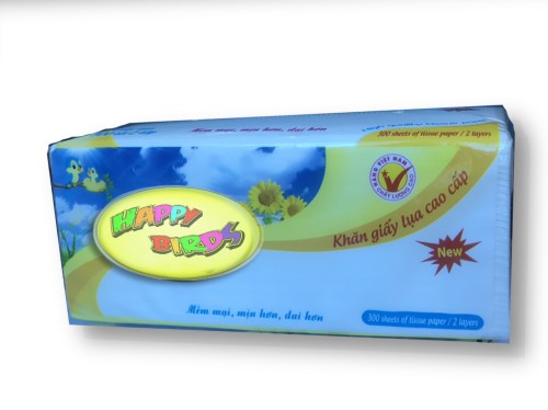 Giấy lụa túi rút Happy Birds