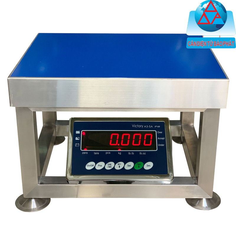 Cân ghế thủy sản Inox Victory A3-SA 300kg - Cân Điện Tử Bảo Phát - Công Ty TNHH Sản Xuất Thương Mại Dịch Vụ Xuất Nhập Khẩu Bảo Phát