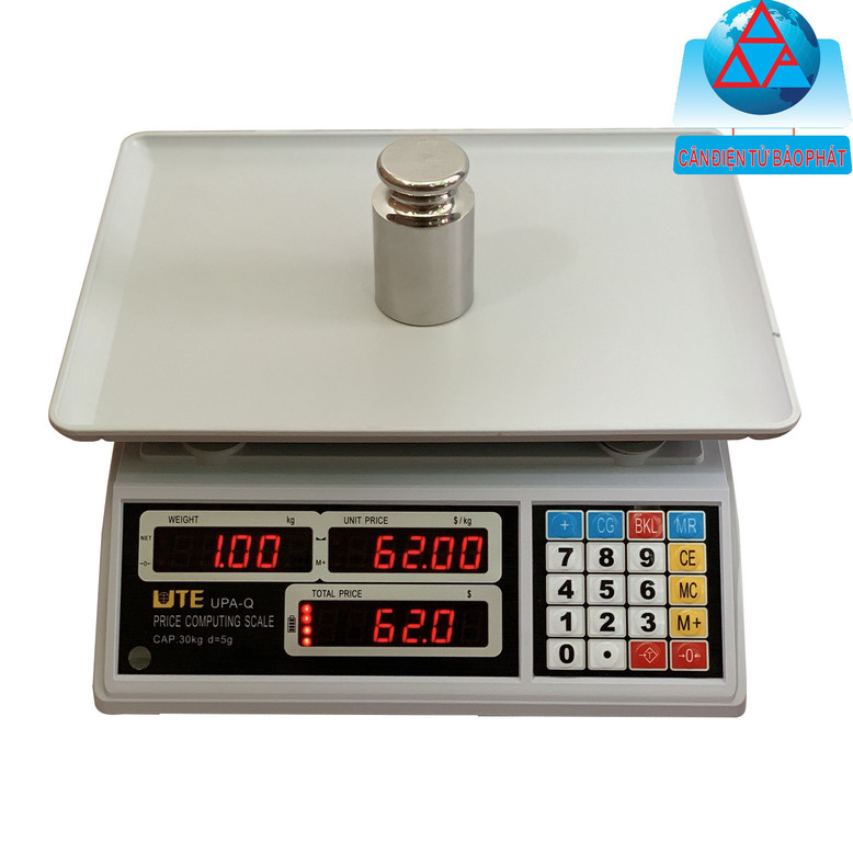 Cân tính tiền UPA-Q 30kg - Cân Điện Tử Bảo Phát - Công Ty TNHH Sản Xuất Thương Mại Dịch Vụ Xuất Nhập Khẩu Bảo Phát