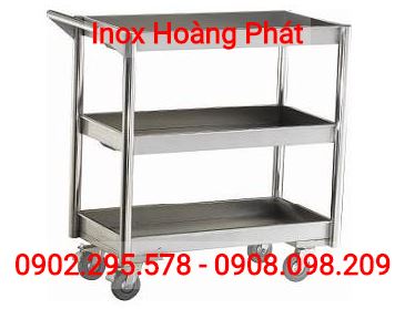 Xe đẩy thực phẩm - Công Ty TNHH Thương Mại Dịch Vụ Bếp Hoàng Phát