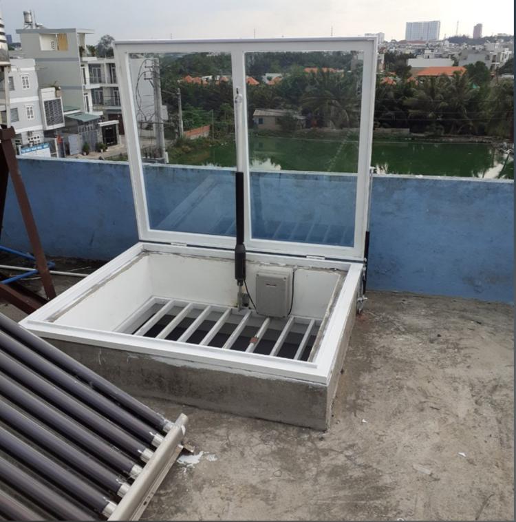 Cửa sổ trời tự động - Cửa Tự Động Gia Khang - Công Ty TNHH Cửa Và Phụ Kiện Kính Gia Khang