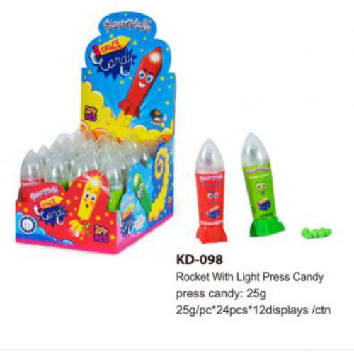 Kẹo đồi chơi Rocket With Light Press - Bánh Kẹo Nhập Khẩu VIETPOWERLIFE - Công Ty TNHH XNK VIETPOWERLIFE