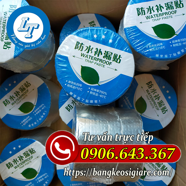 Băng keo chống thấm - Băng Keo, Keo Silicone - Công Ty TNHH Sản Xuất Thương Mại Xuất Nhập Khẩu Lê Thanh