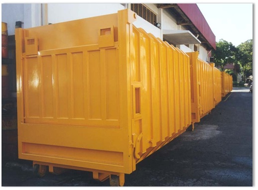Container nén chứa rác - Công Ty CP TM Đầu Tư Hợp Nhất