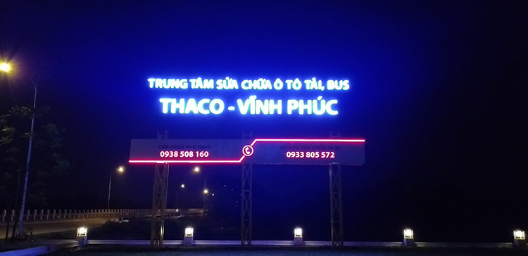 Thi công biển led