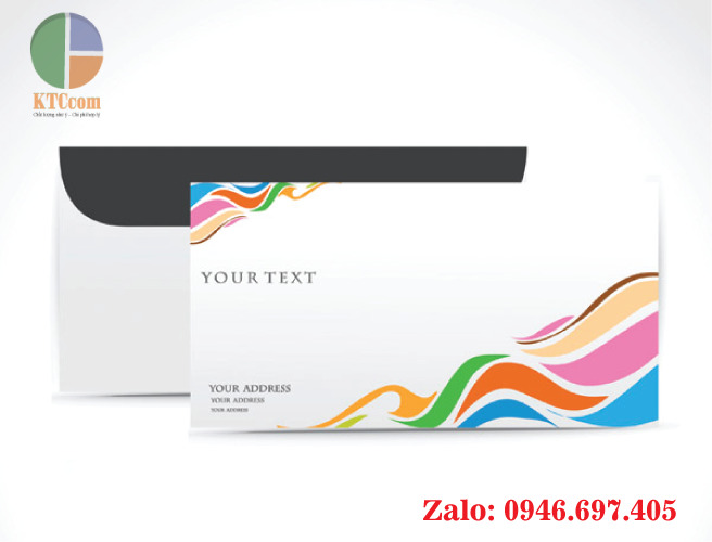 In bao thư theo yêu cầu - In KTC Com -  Công Ty TNHH KTC Com