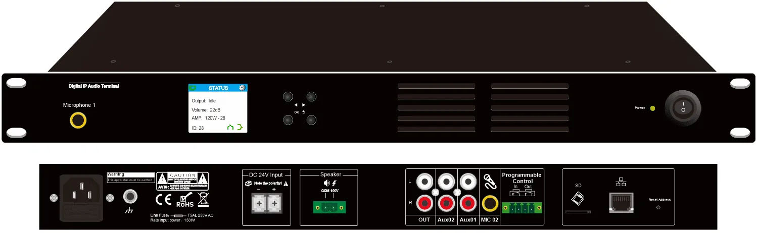 Amply IP 240W PAMXU PX-IP9240