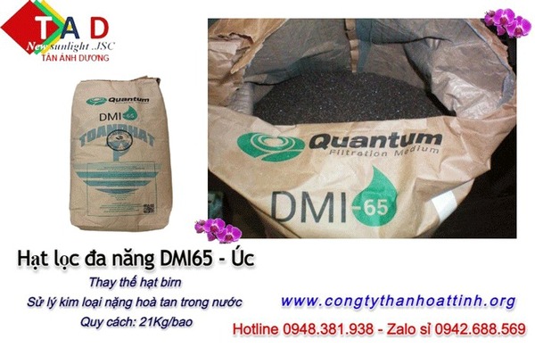 Hạt lọc đa năng DMI65 - Úc - Than Hoạt Tính Tân ánh Dương - Công Ty Cổ Phần Thương Mại Dịch Vụ Và Xuất Nhập Khẩu Tân ánh Dương