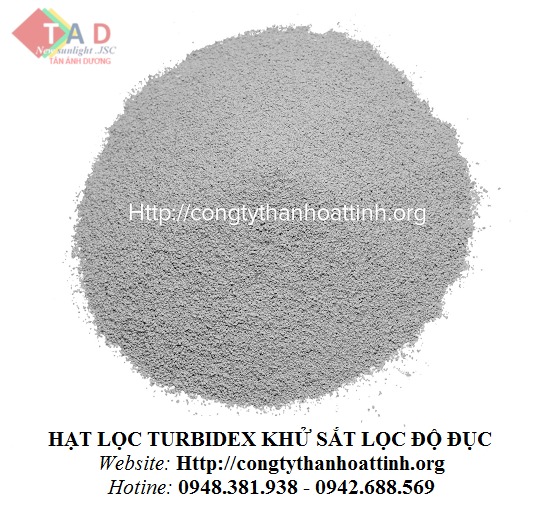 Hạt lọc Turbidex - Than Hoạt Tính Tân ánh Dương - Công Ty Cổ Phần Thương Mại Dịch Vụ Và Xuất Nhập Khẩu Tân ánh Dương