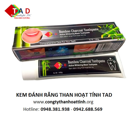 Kem đánh răng than hoạt tính tre - Than Hoạt Tính Tân ánh Dương - Công Ty Cổ Phần Thương Mại Dịch Vụ Và Xuất Nhập Khẩu Tân ánh Dương