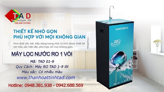 Máy lọc nước tinh khiết RO 1 vòi - Than Hoạt Tính Tân ánh Dương - Công Ty Cổ Phần Thương Mại Dịch Vụ Và Xuất Nhập Khẩu Tân ánh Dương