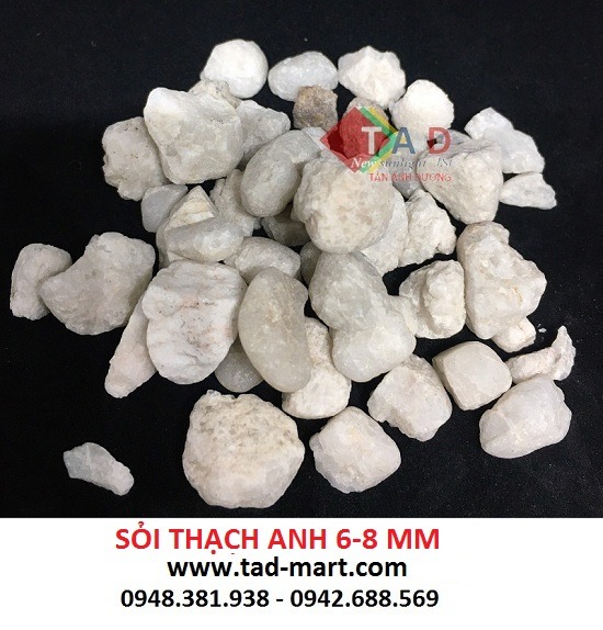Sỏi thạch anh 6-8 mm - Than Hoạt Tính Tân ánh Dương - Công Ty Cổ Phần Thương Mại Dịch Vụ Và Xuất Nhập Khẩu Tân ánh Dương