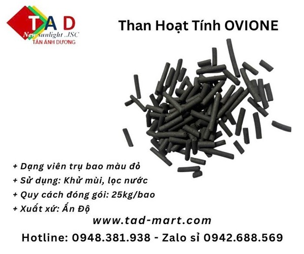 Than hoạt tính OVIONE - Than Hoạt Tính Tân ánh Dương - Công Ty Cổ Phần Thương Mại Dịch Vụ Và Xuất Nhập Khẩu Tân ánh Dương