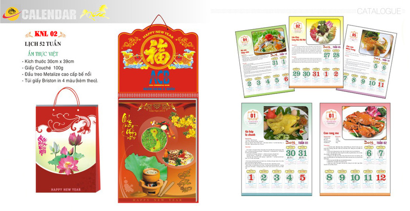 In lịch lò xo - In Bao Bì Tam Sao - Công Ty TNHH In Bao Bì Tam Sao